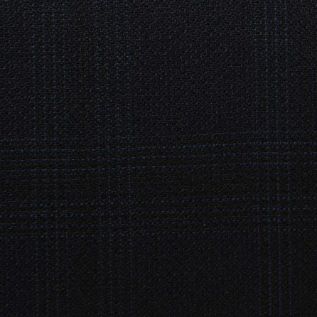 M619/3 Vercelli CV - Vải Suit 95% Wool - Xanh Dương Caro